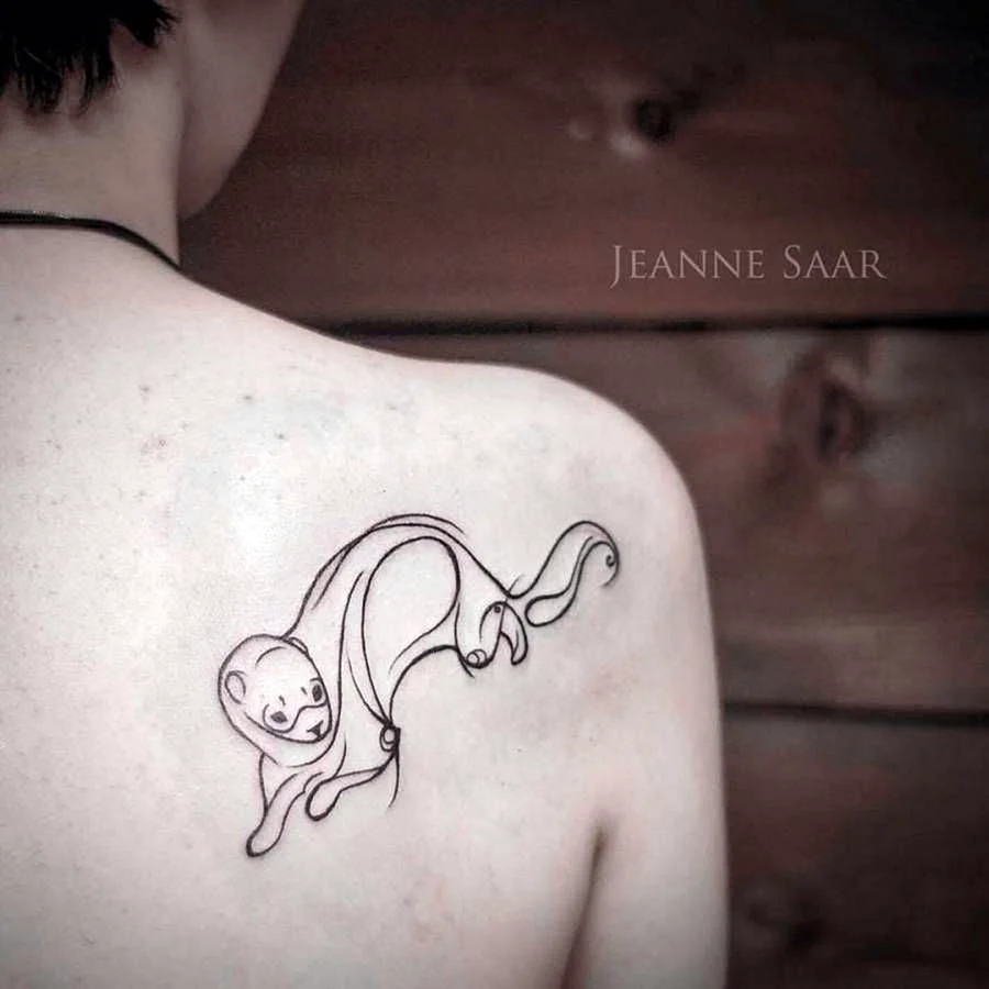 Татуировка хорек