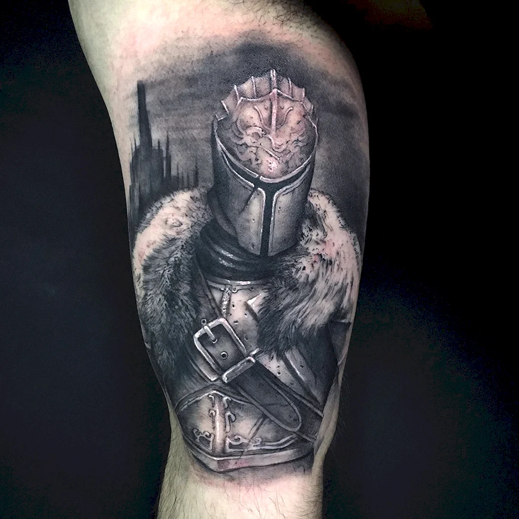 Тату рыцарей дарк соулс