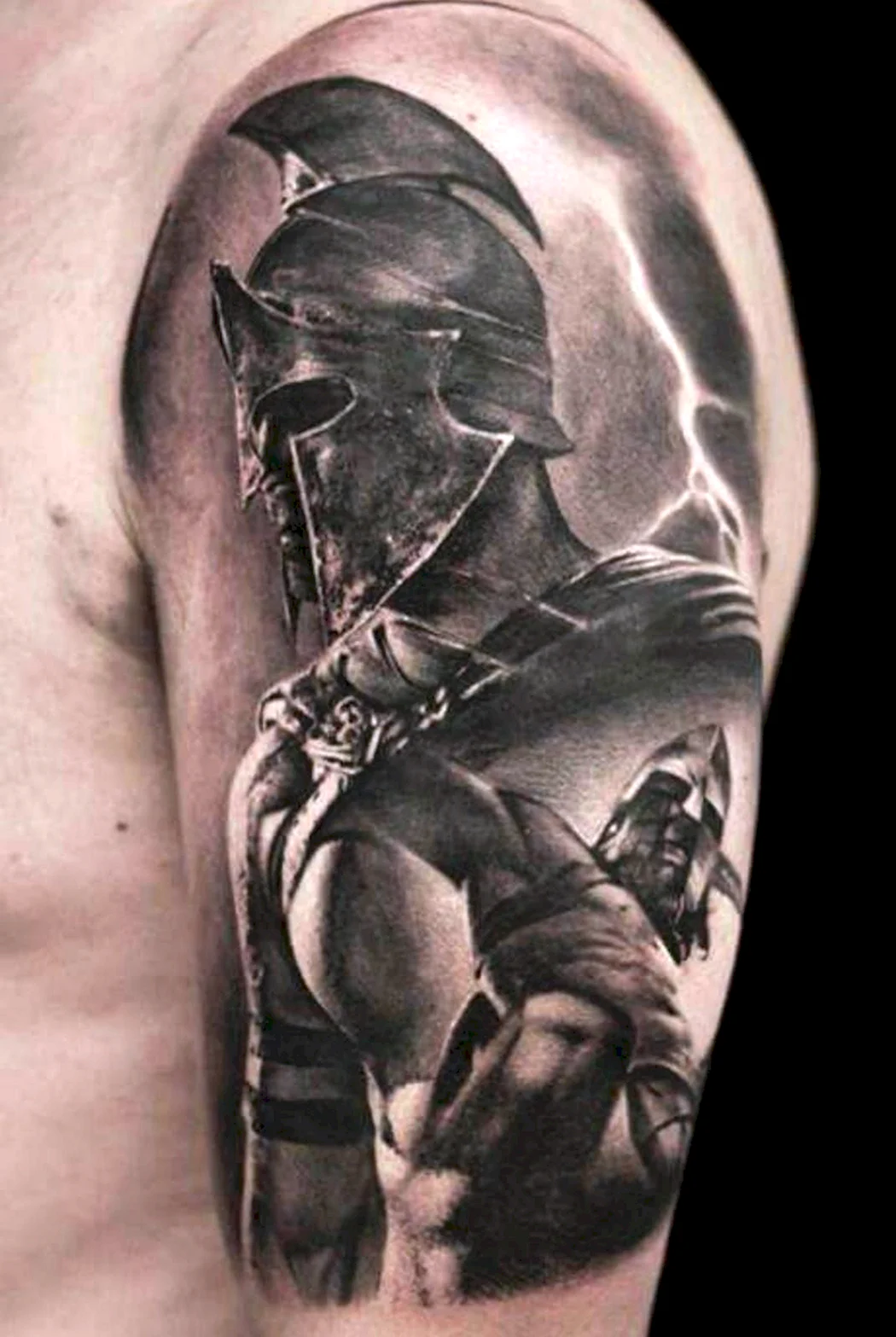 Тату воин гоплит