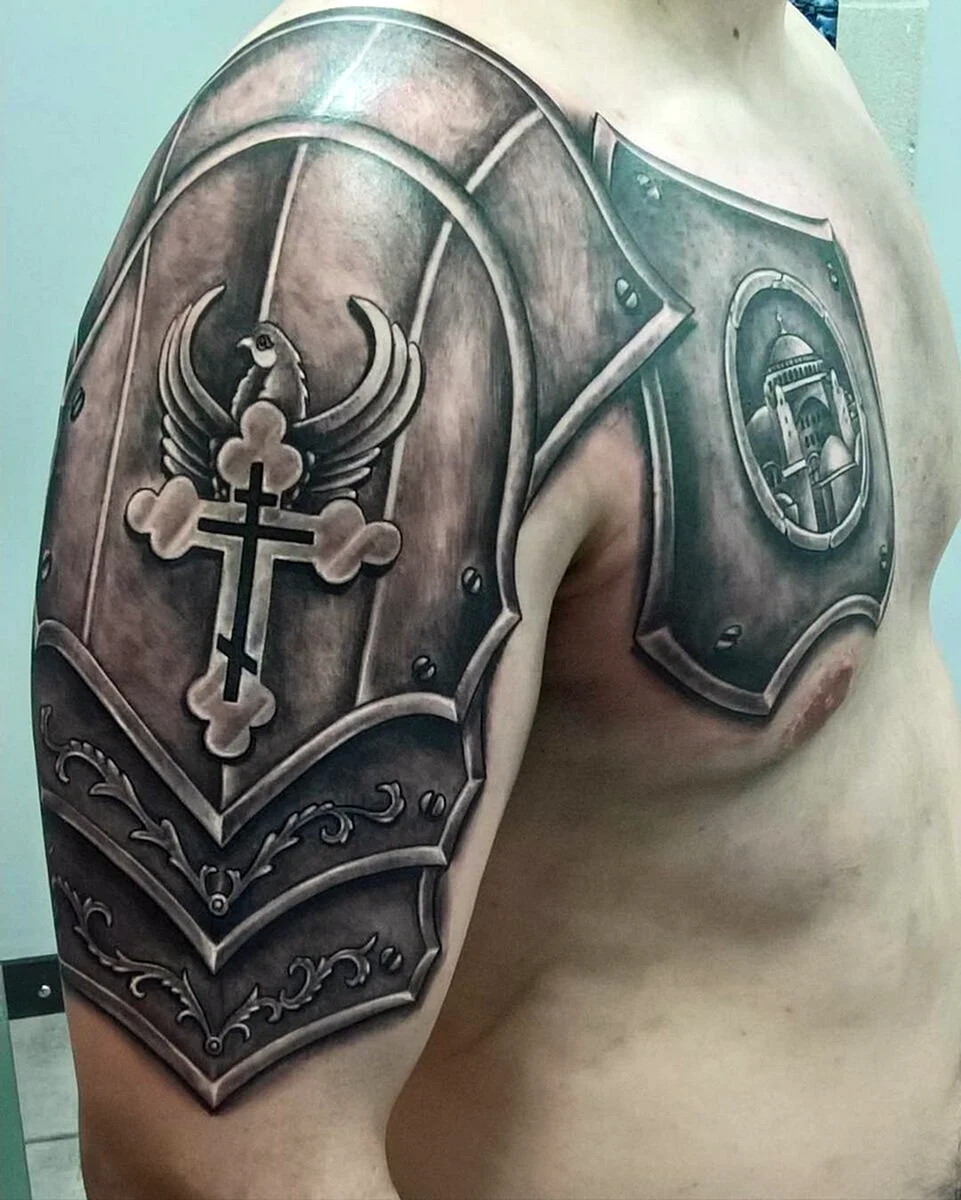 Тату доспехи