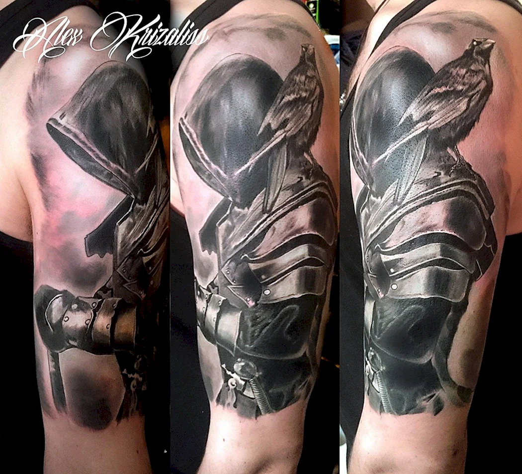 Перекрытие тату на плече мужские