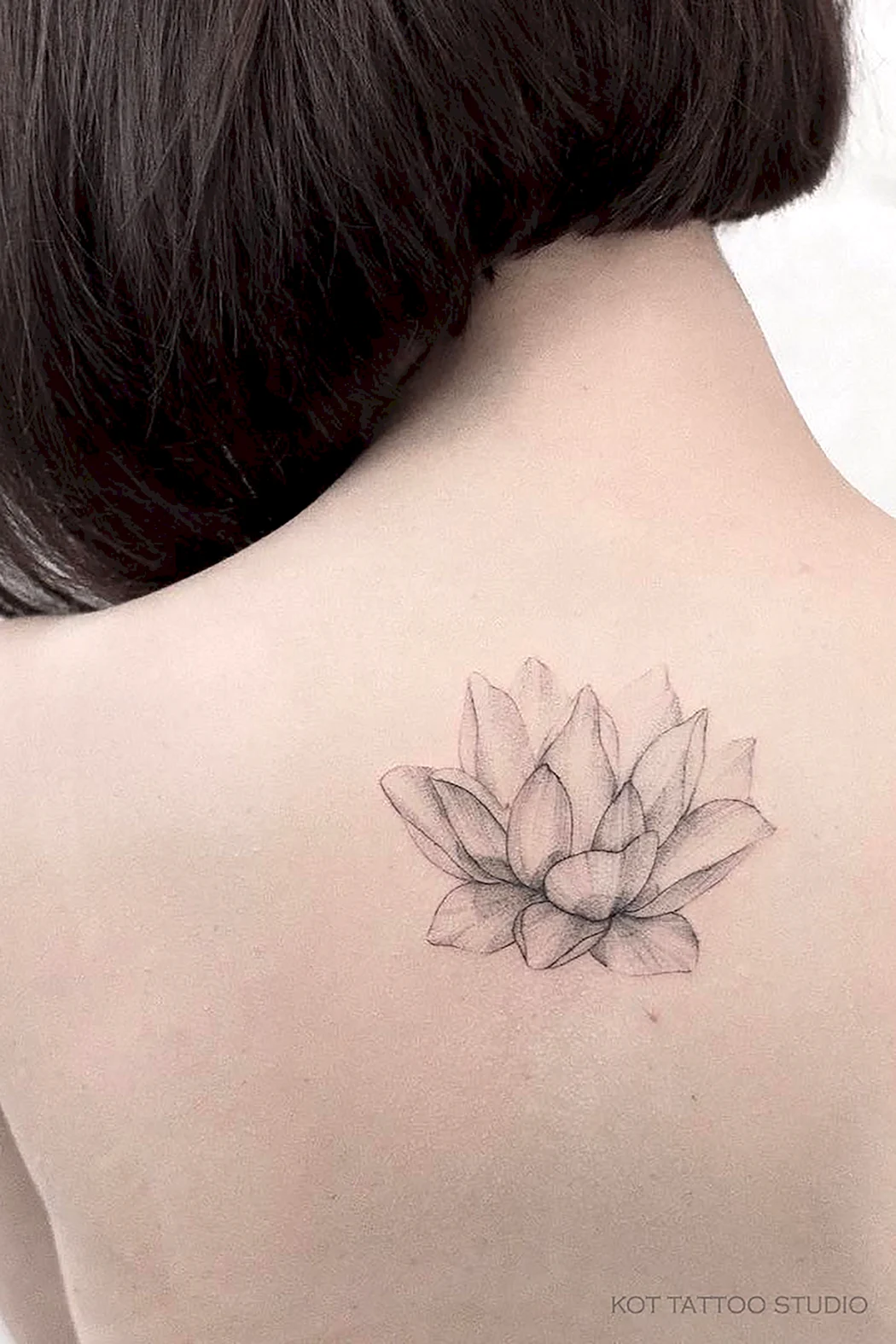 Тату Лотос дотворк