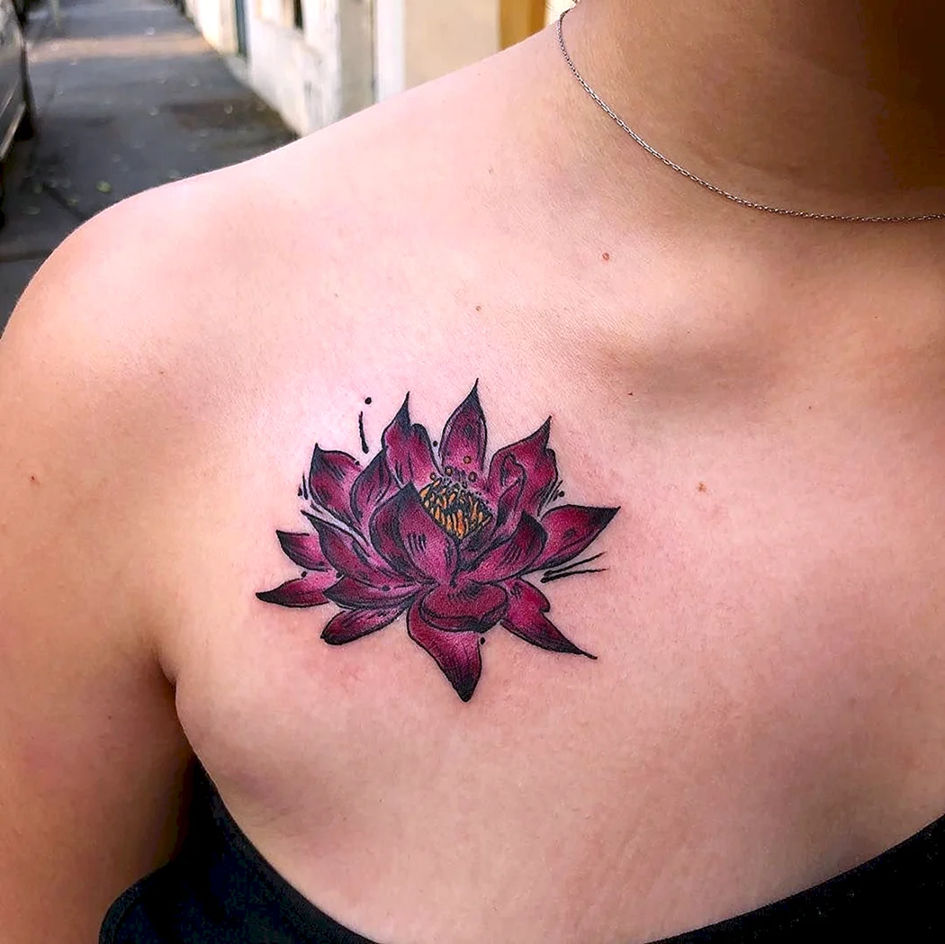 Черный Лотос тату