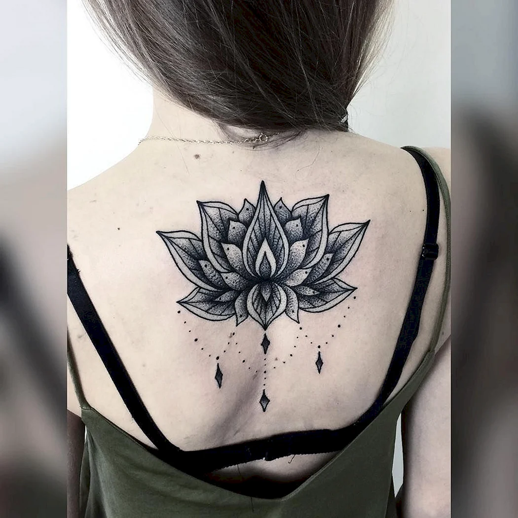 Лотос блэкворк