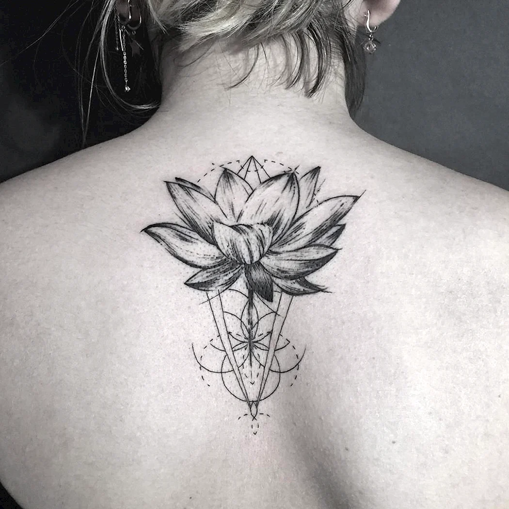 Черный Лотос тату