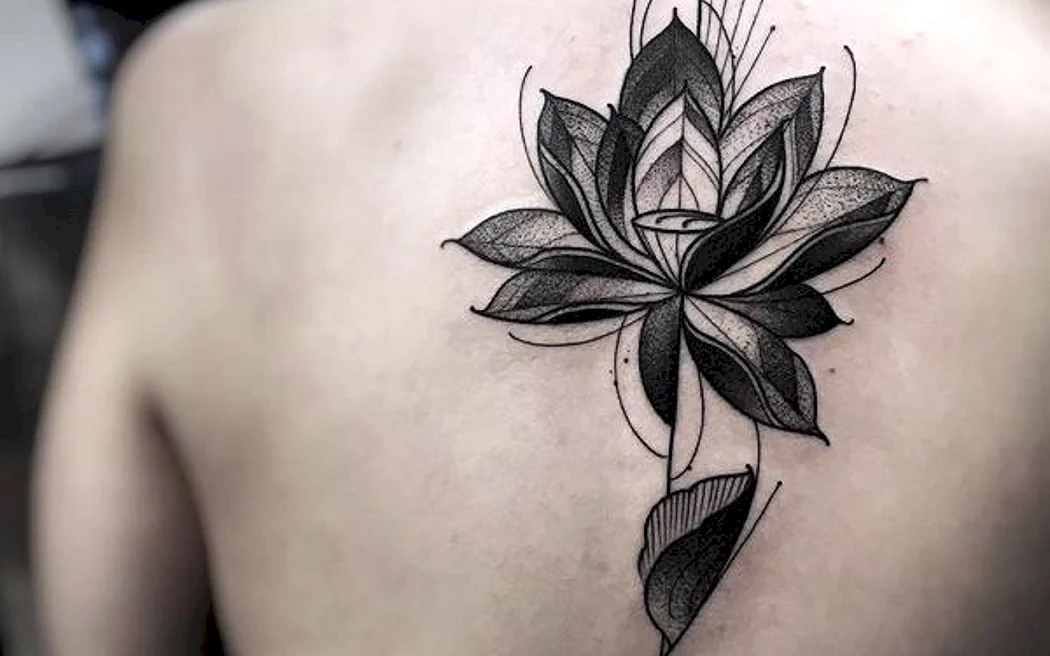 Черный Лотос тату