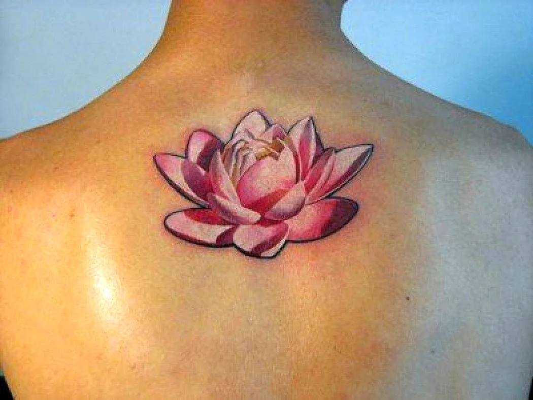 Цветок лотоса тату