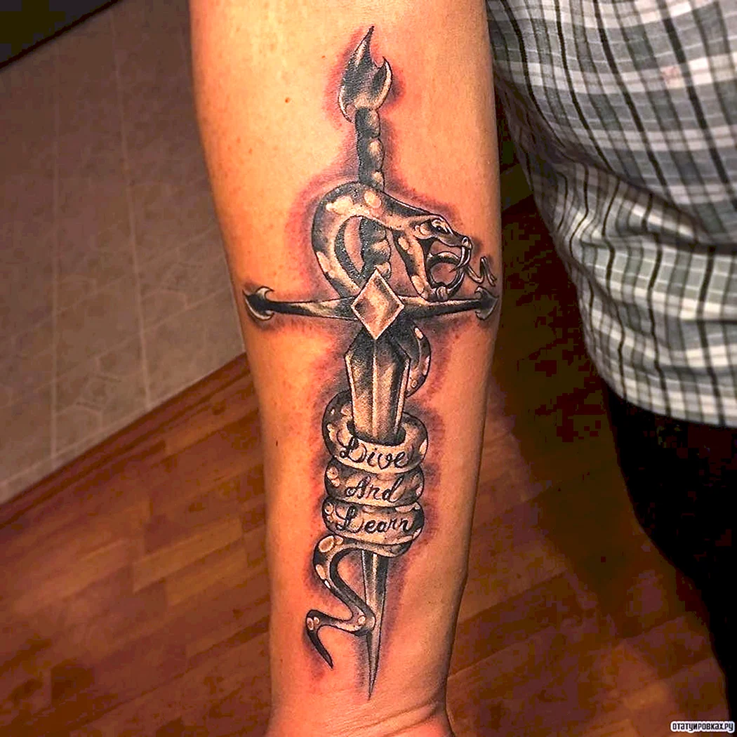 Дамоклов меч тату