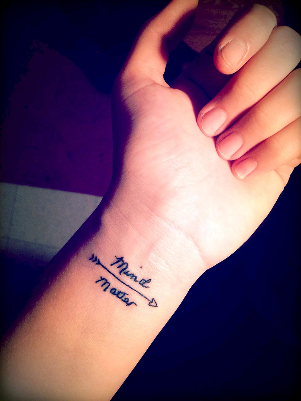 Тату на запястье для девушек