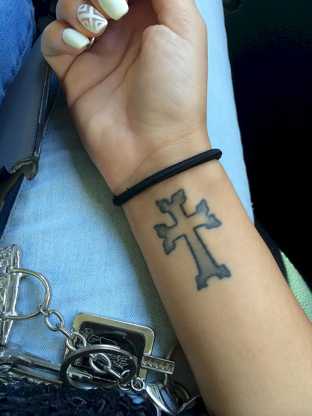 Армянский крест тату