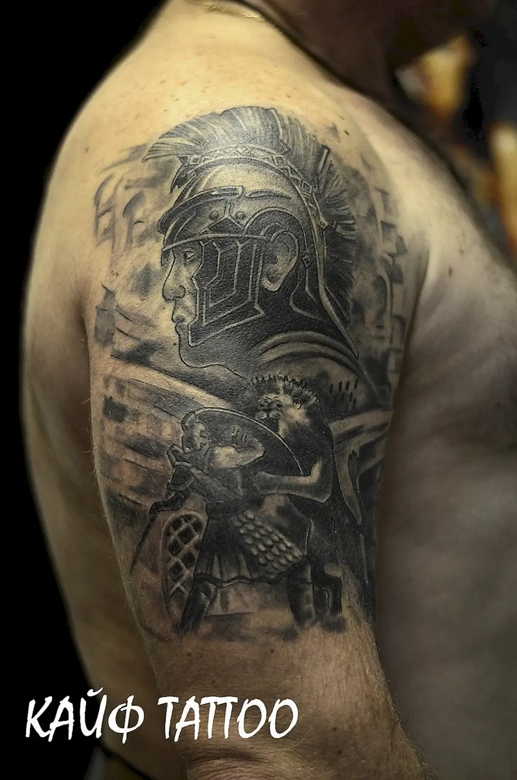 Аланский воин тату