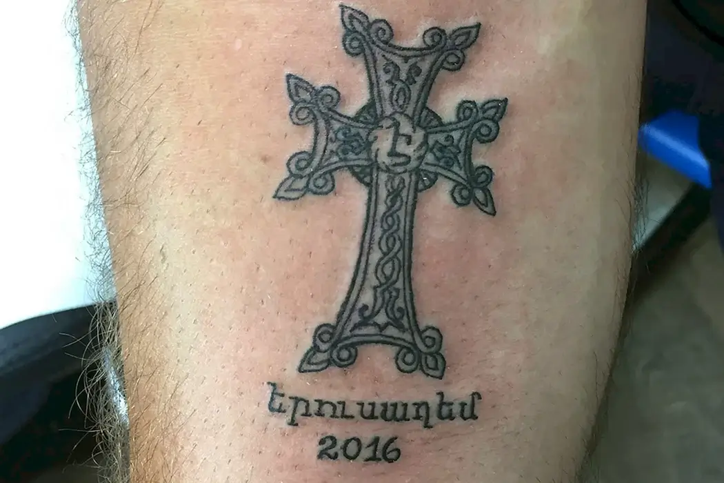 Армянский крест Татуировка