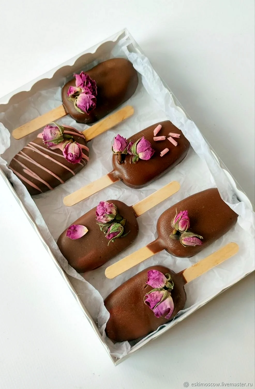 Пирожные эскимо картошка