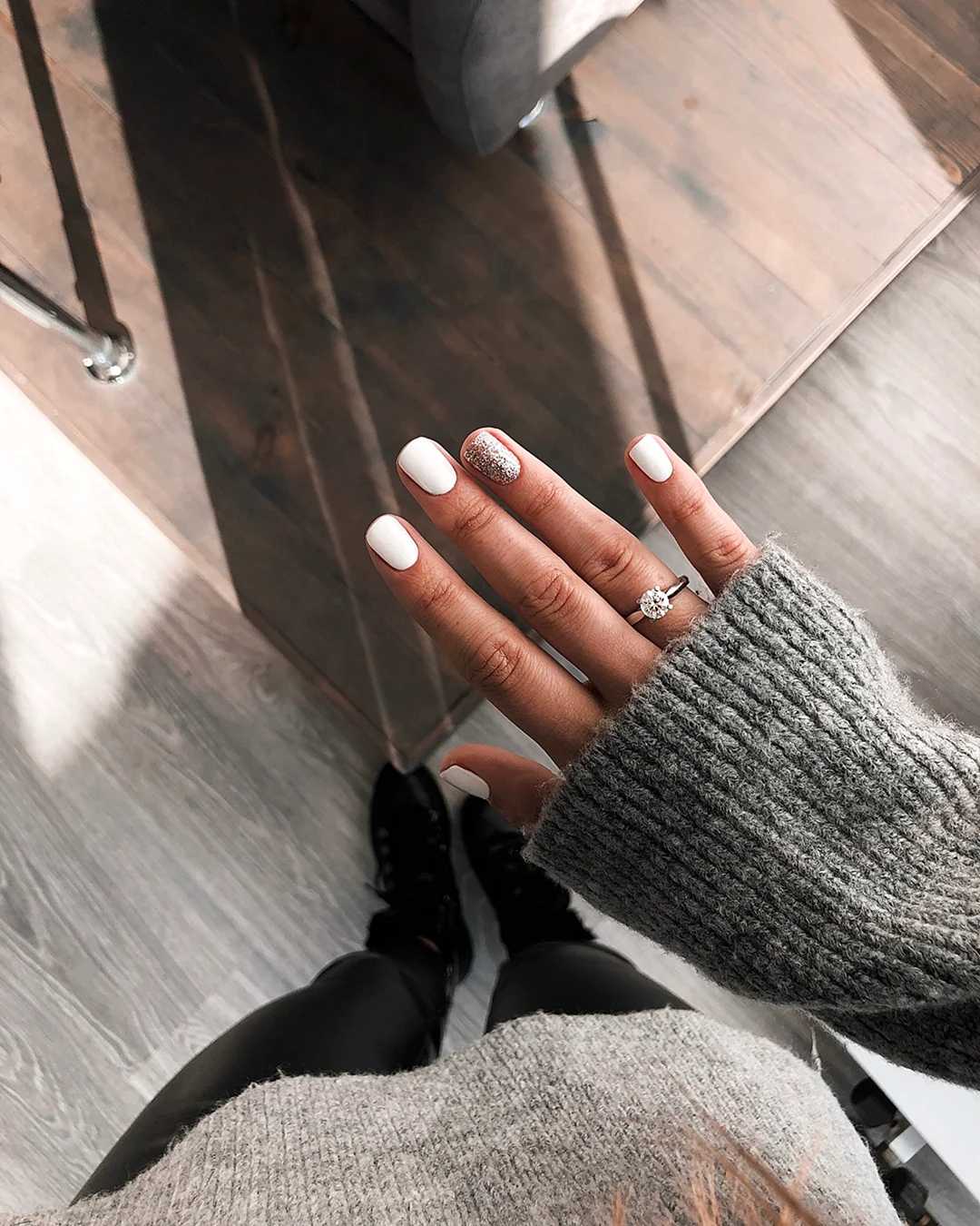 Красиво сфотканный маникюр