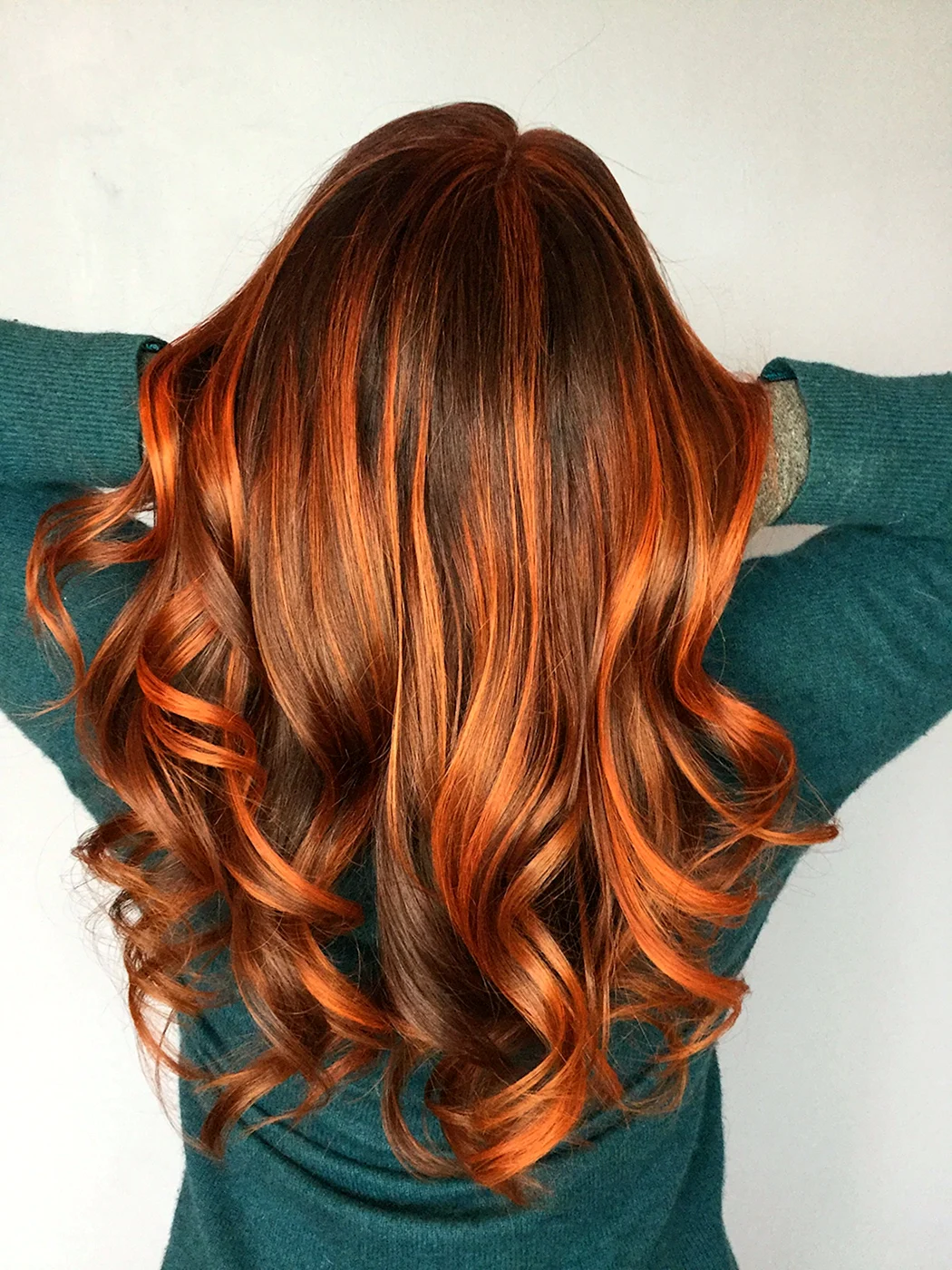 Рыжий балаяж