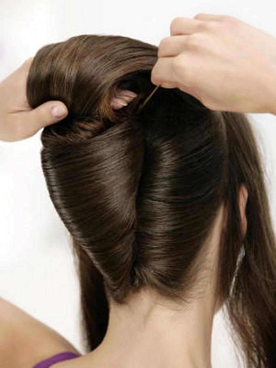 Прическа Ракушка французский Твист