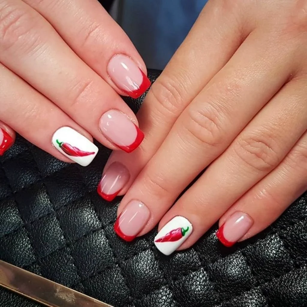 Шеллак 2022 красный френч