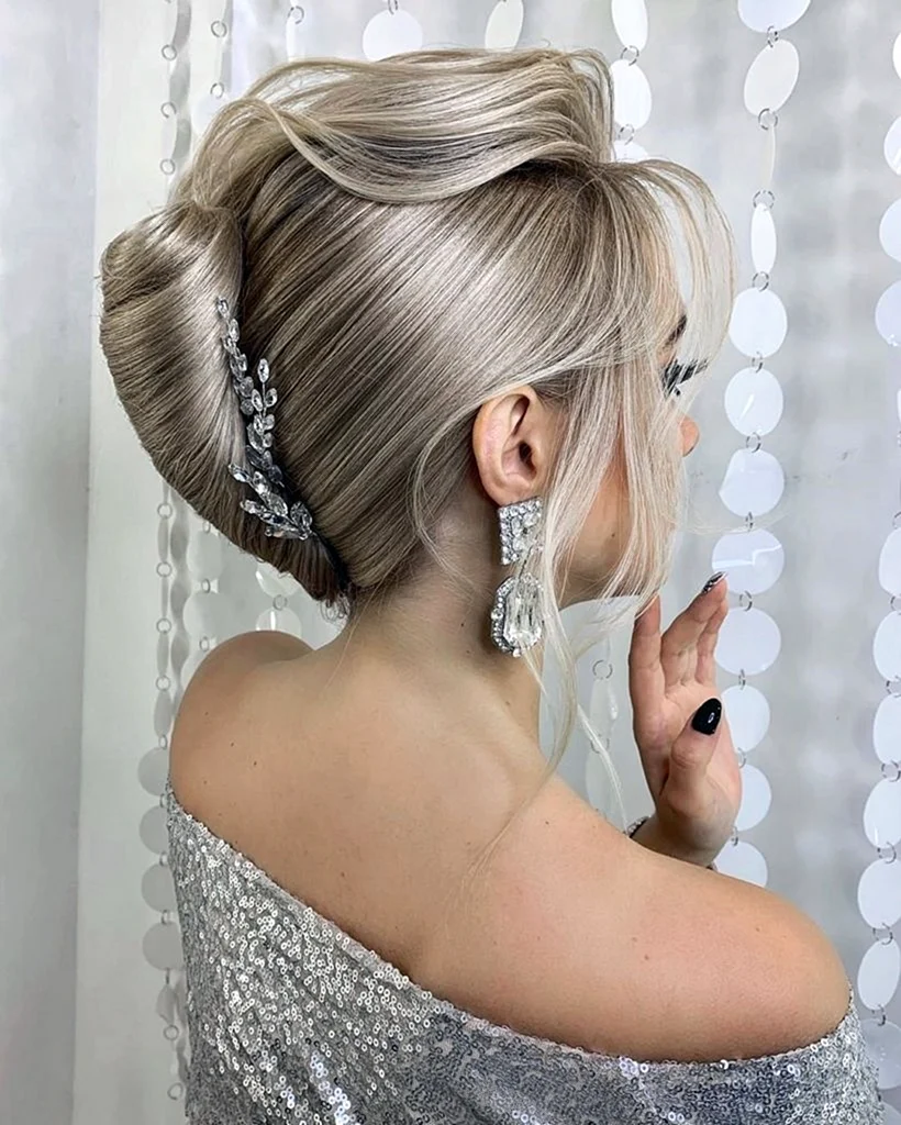 Вечерняя прическа Ракушка