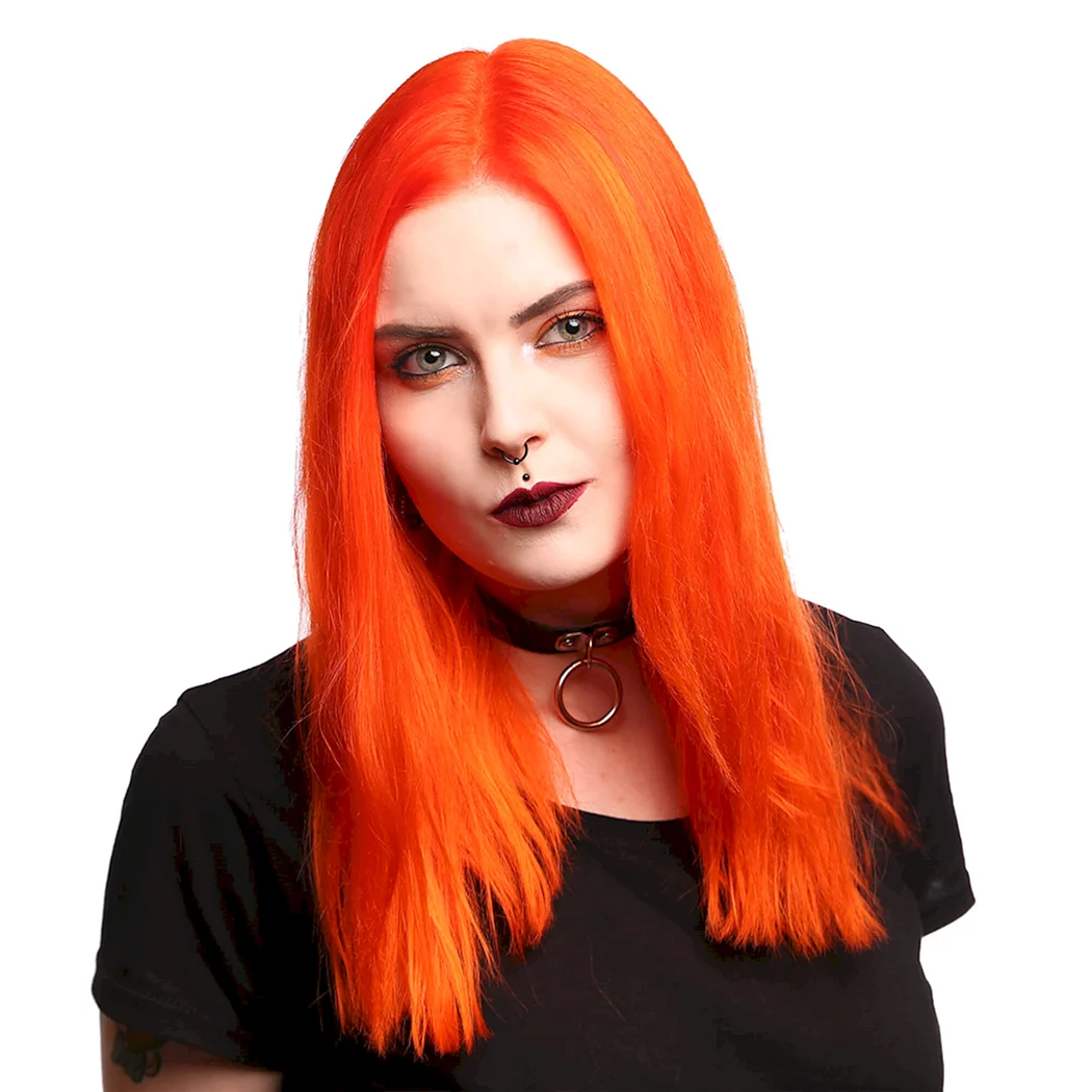 Оранжевый цвет волос