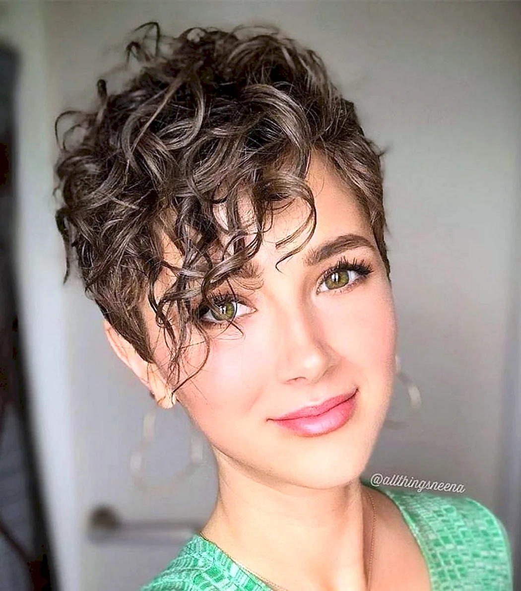 Кудри на стрижку Пикси