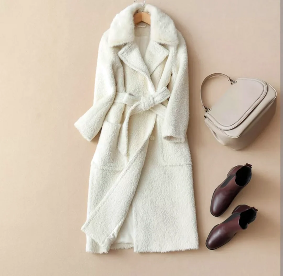 Альпака пальто Прато