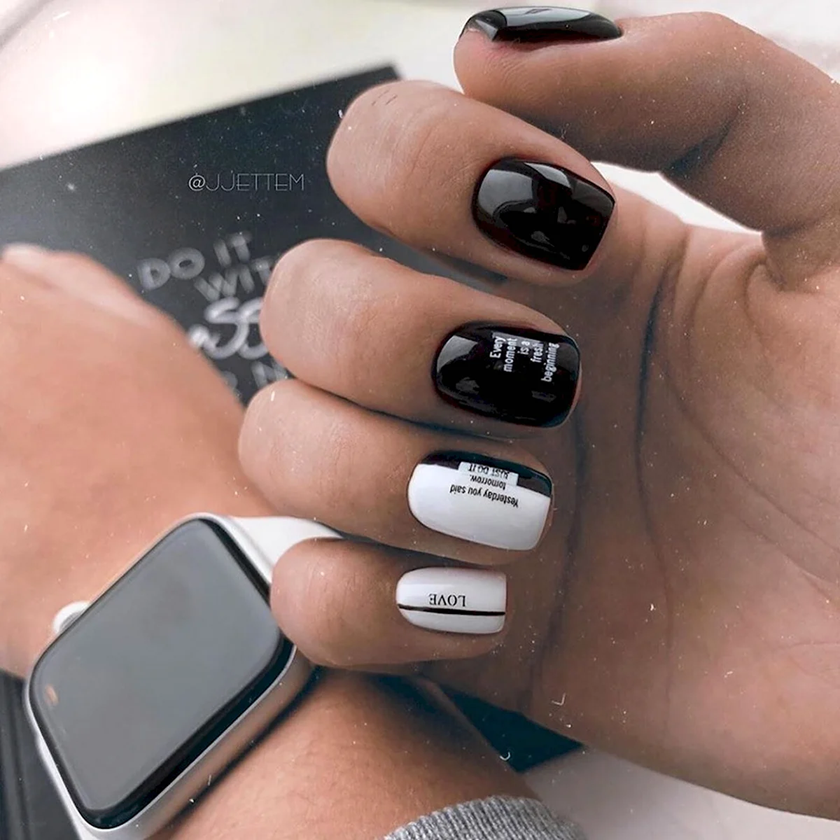 Дизайн ногтей квадратной формы 2020