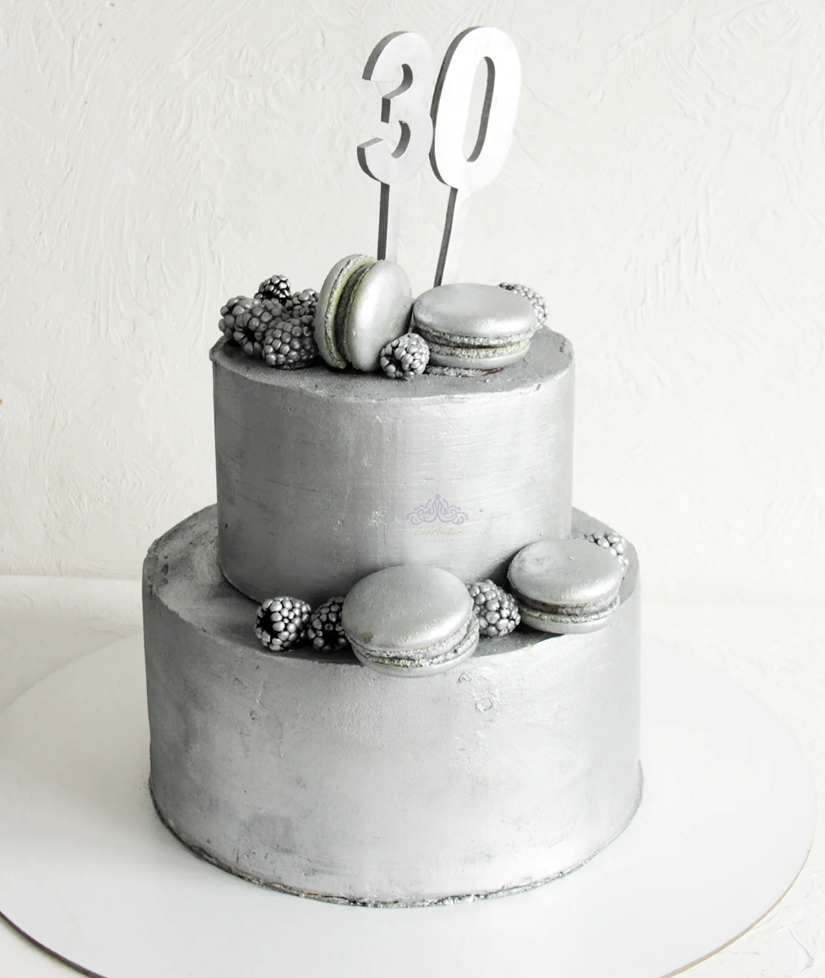 Торт серебро