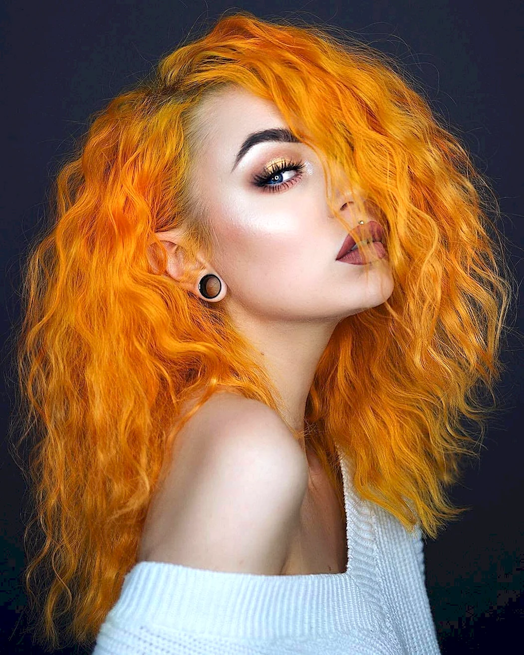 Рыжие волосы яркие