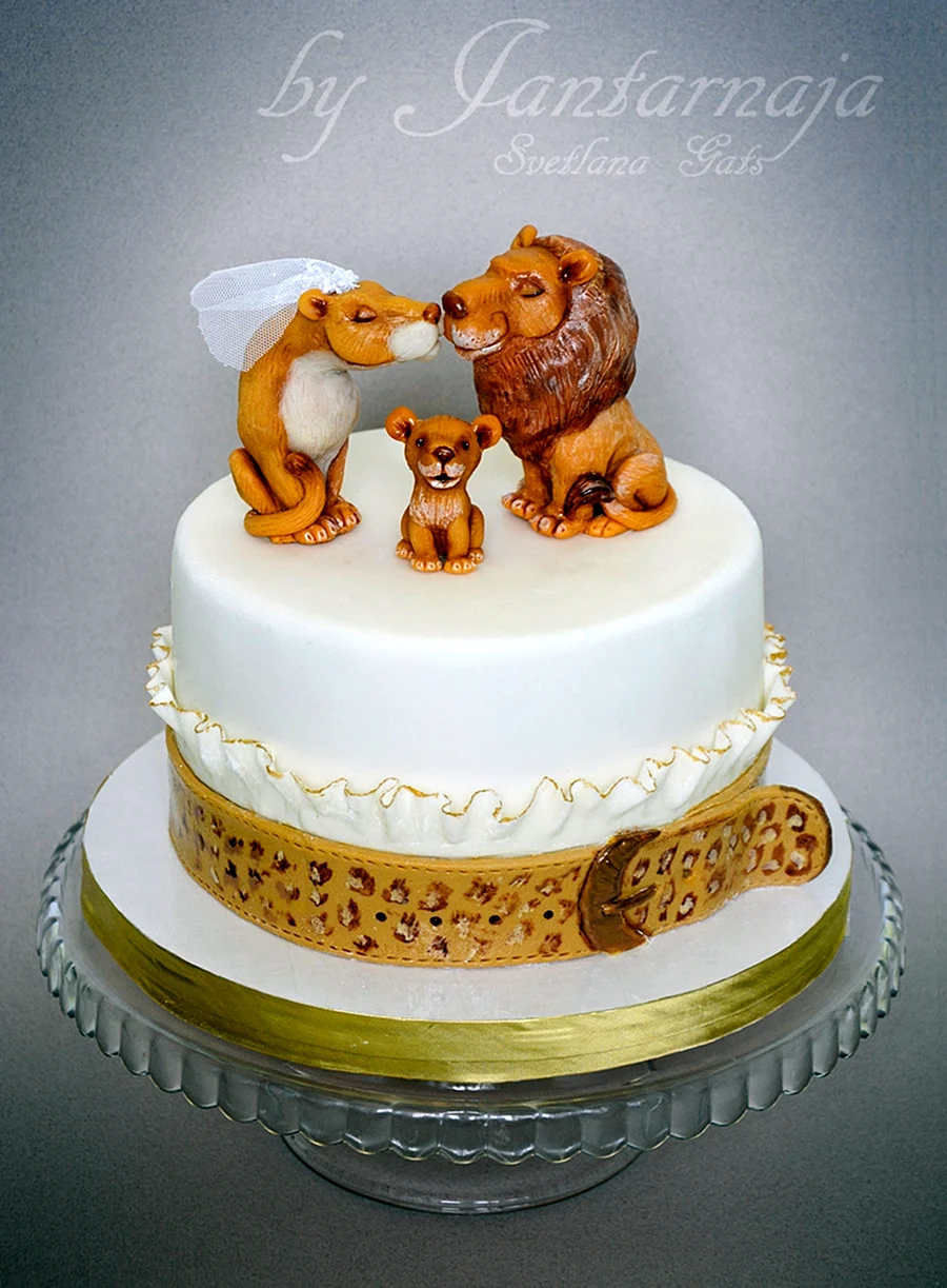 Торт Король Лев львица и Львенок