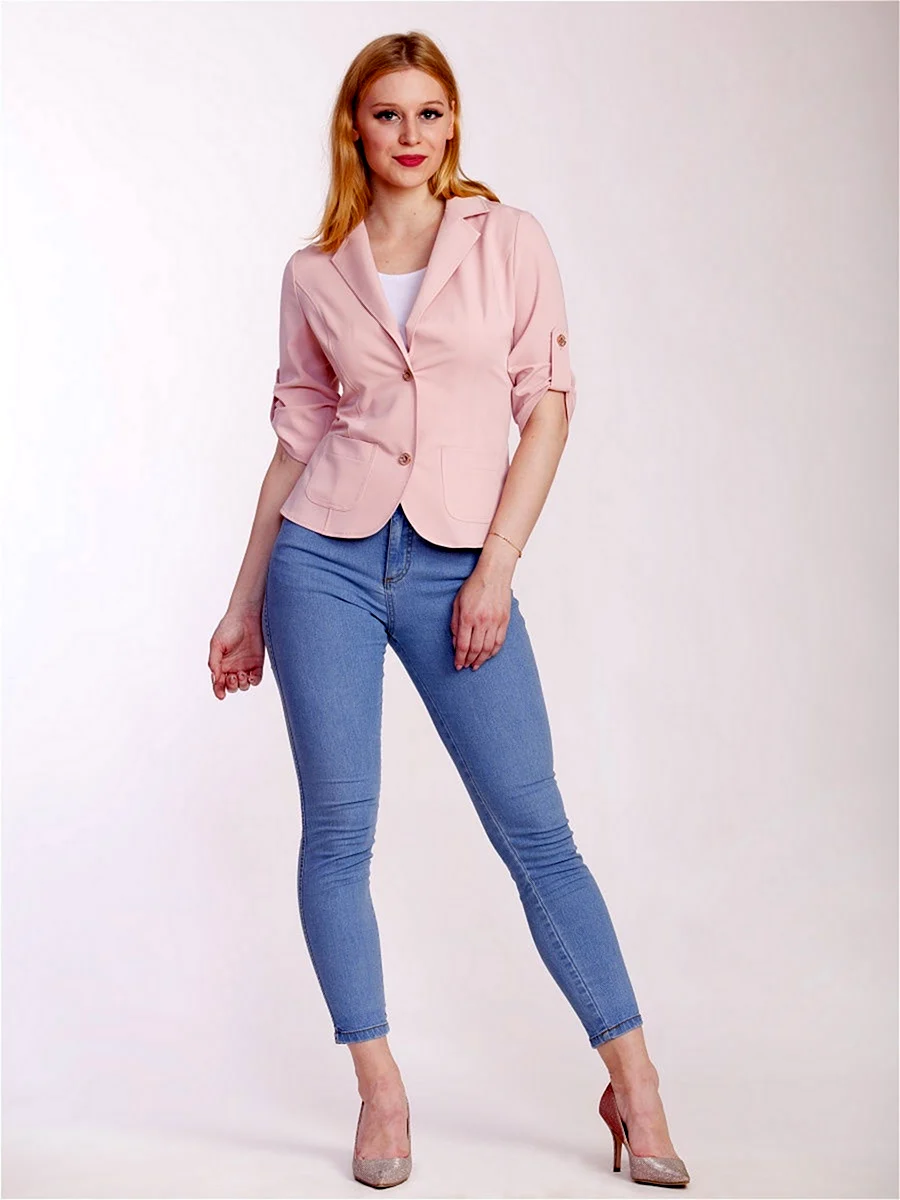 Летний пиджак женский без подкладки