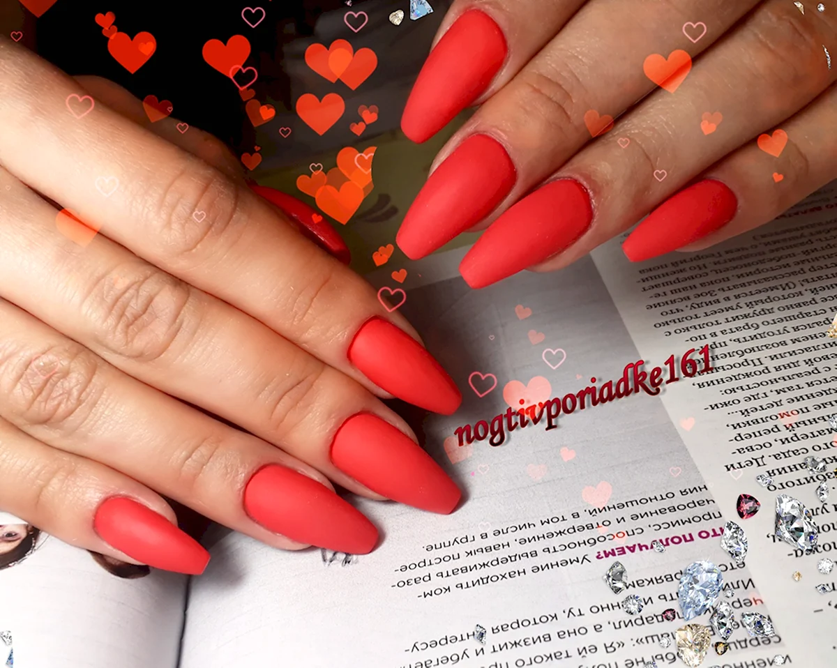 Цитаты про красный маникюр