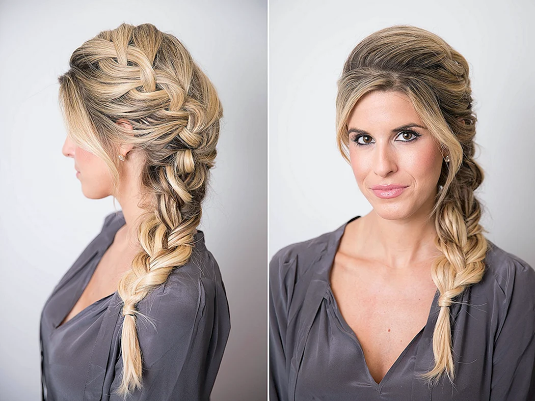 Косичкина средние волосы