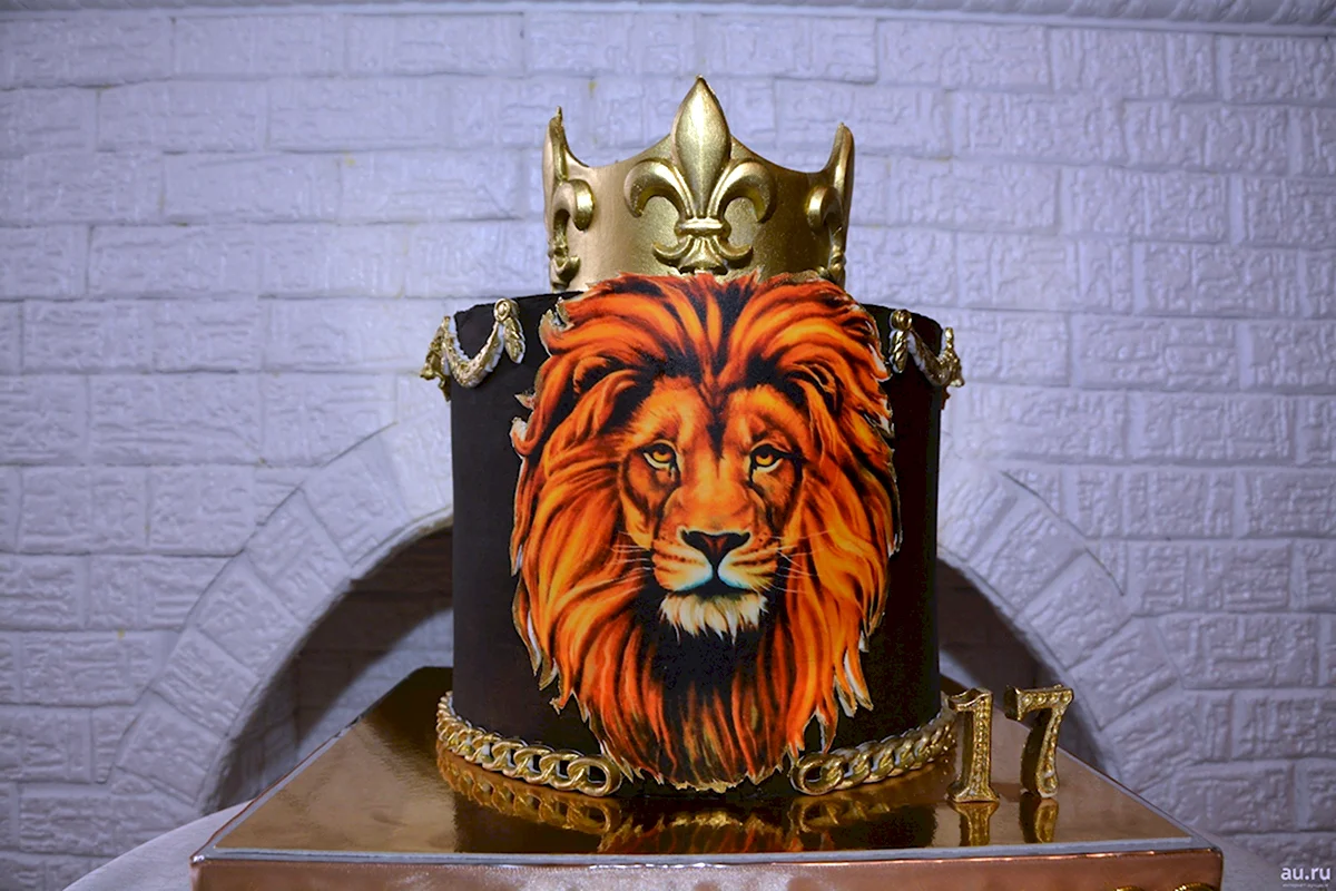 Торт со львом