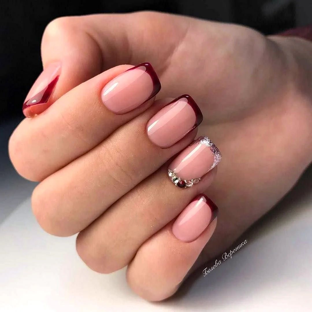 Бордовый френч