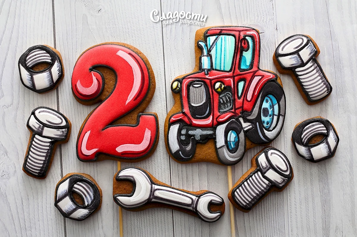 Пряник трактор