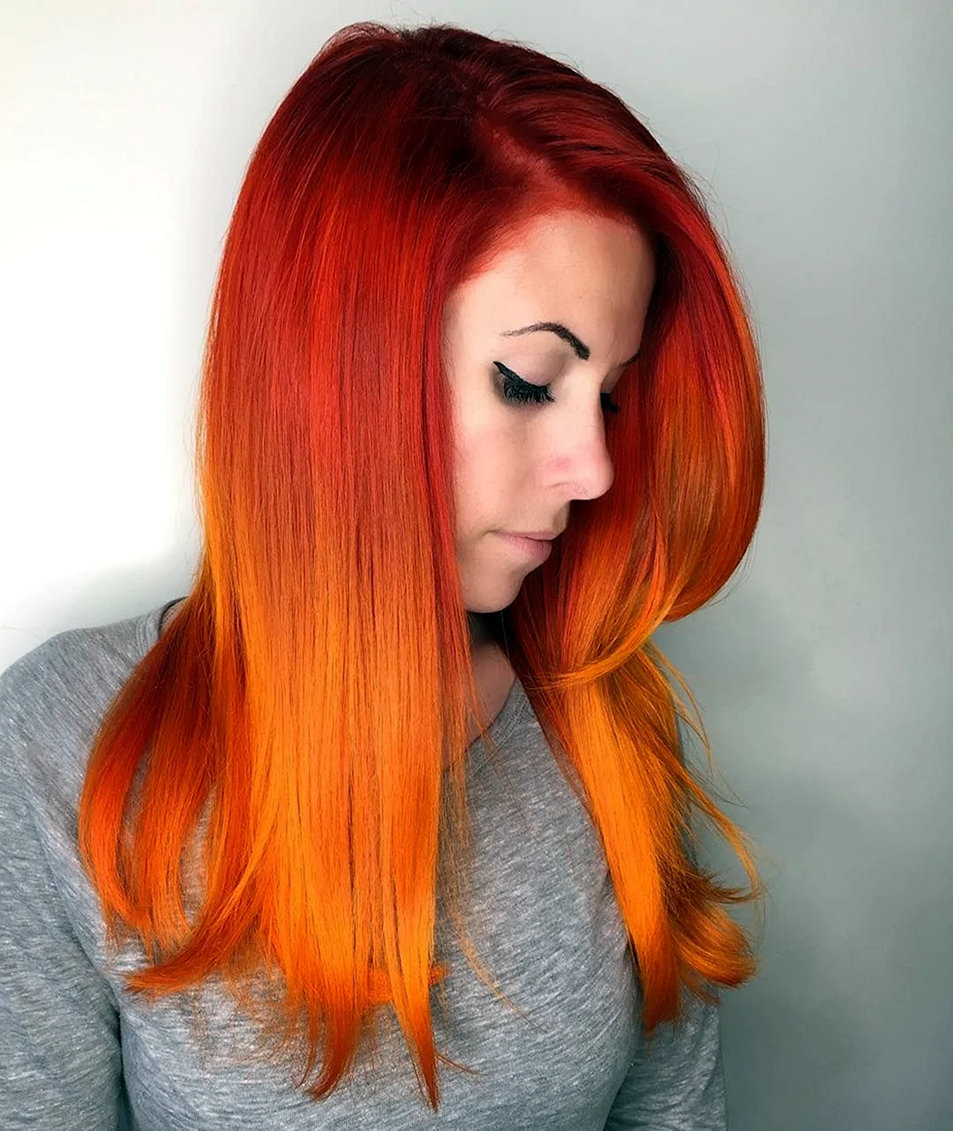 Анжела Хэир оранжевый