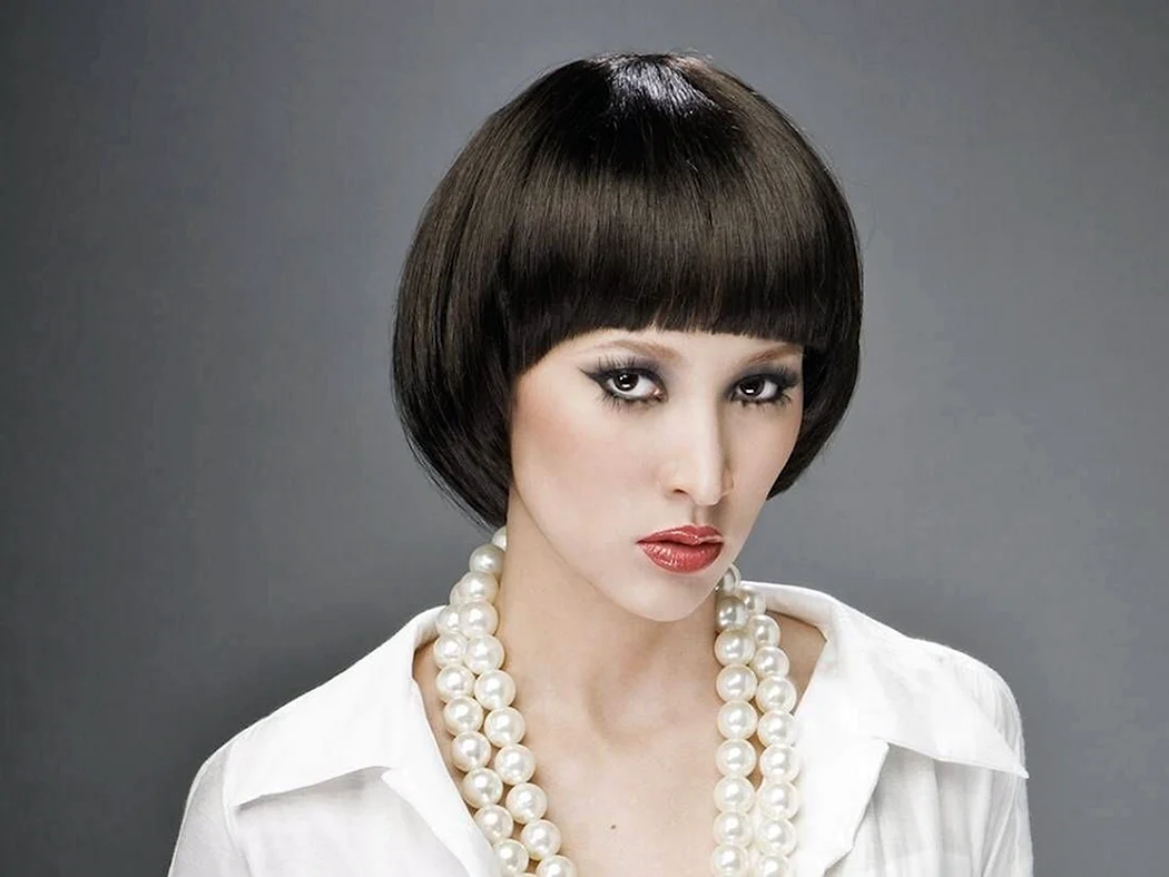 Стрижка Мирей Матье сессон