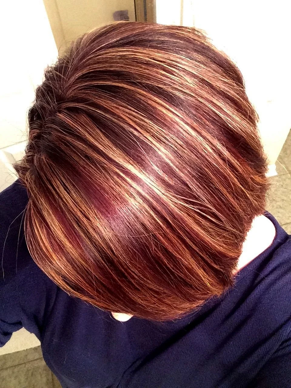 Колорирование на каштановые волосы короткие
