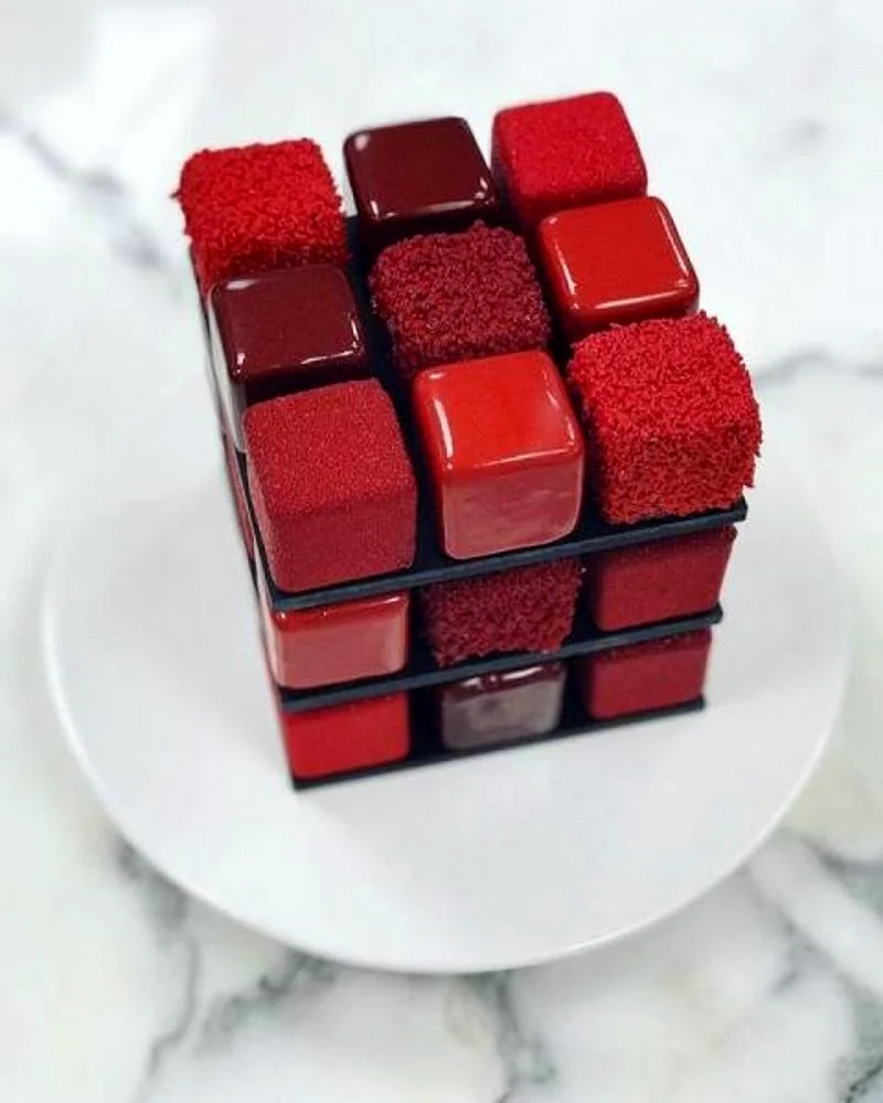 Торт кубик рубик Седрик Гроле