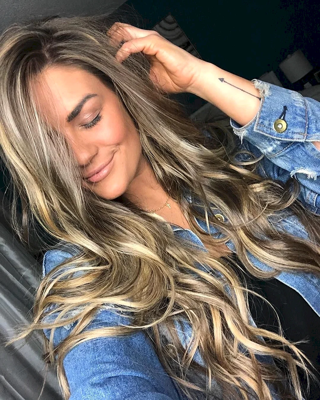 Калифорнийское мелирование блонд