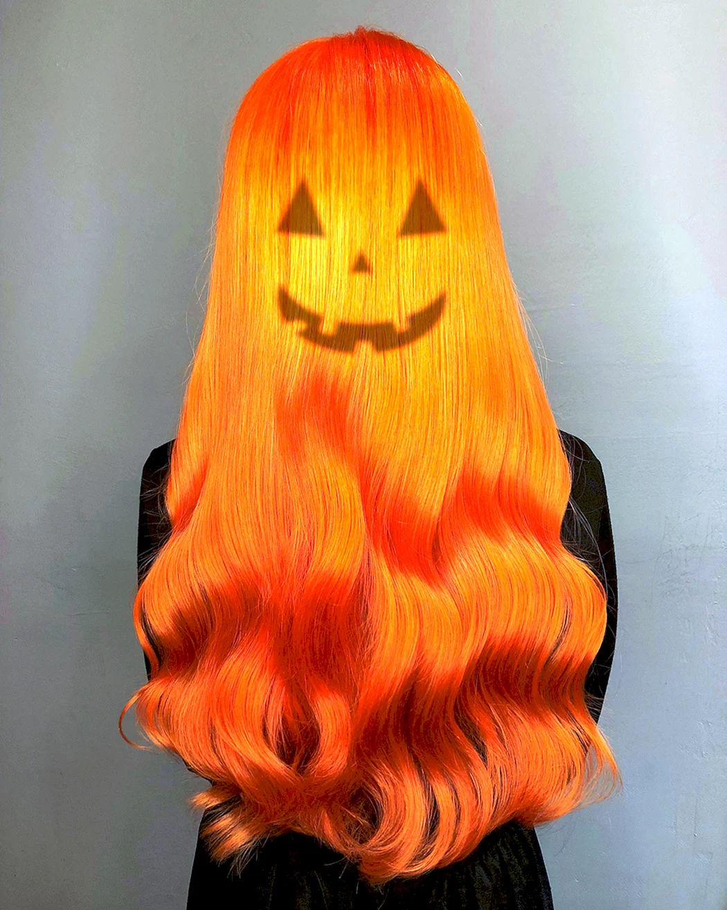 Волосы неон оранж