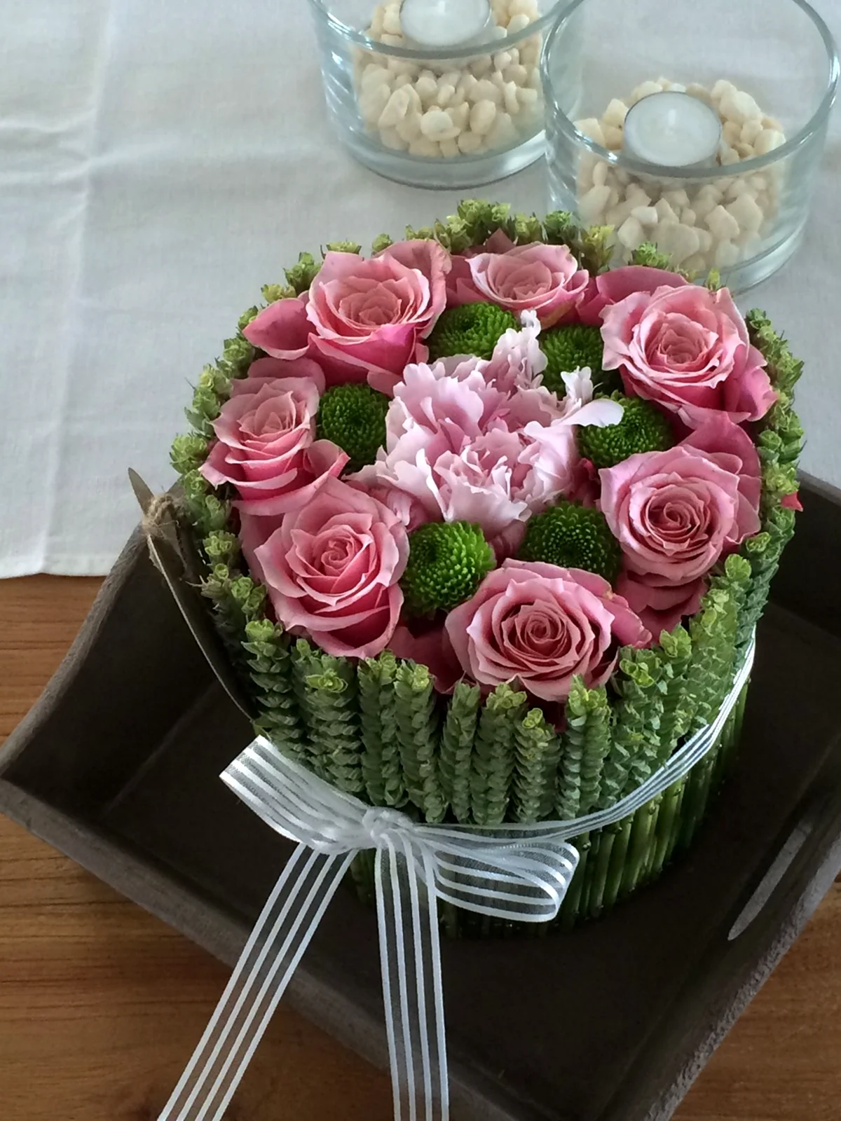 Торт букет цветов