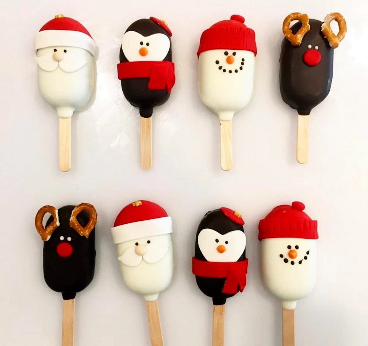 Новогодние кейк попсы эскимо
