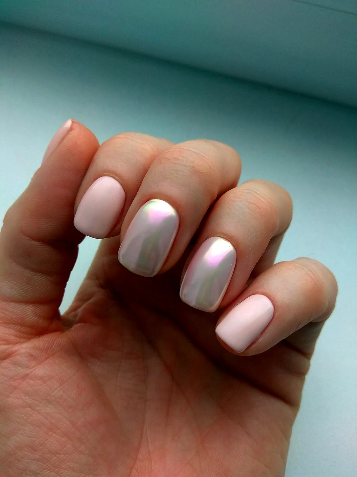 Ногти белый камуфляж