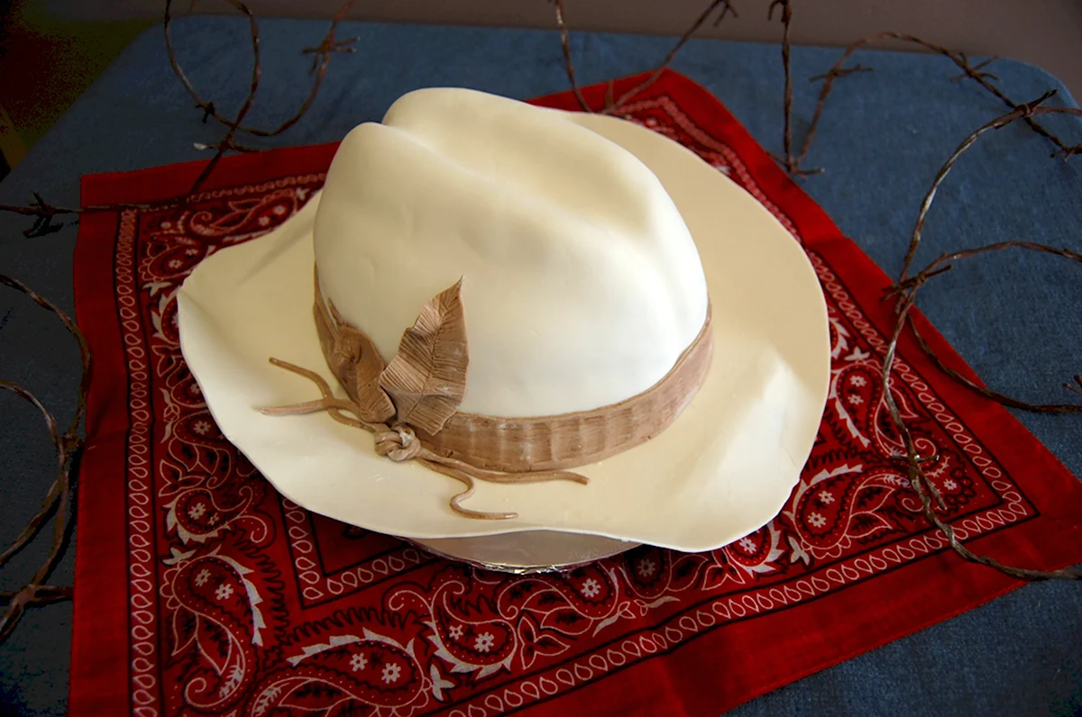 Торт шляпа мужская