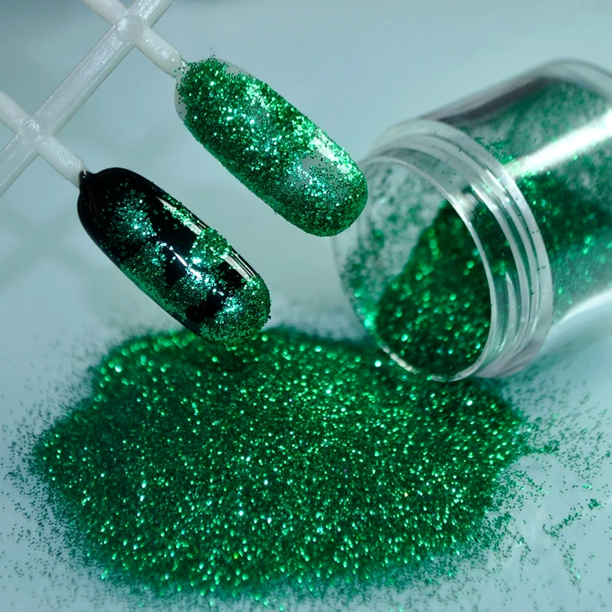 Блестки тёмно-зелёный RUNAIL