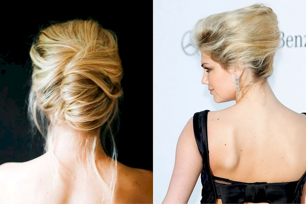 Катрин Денев прическа Ракушка