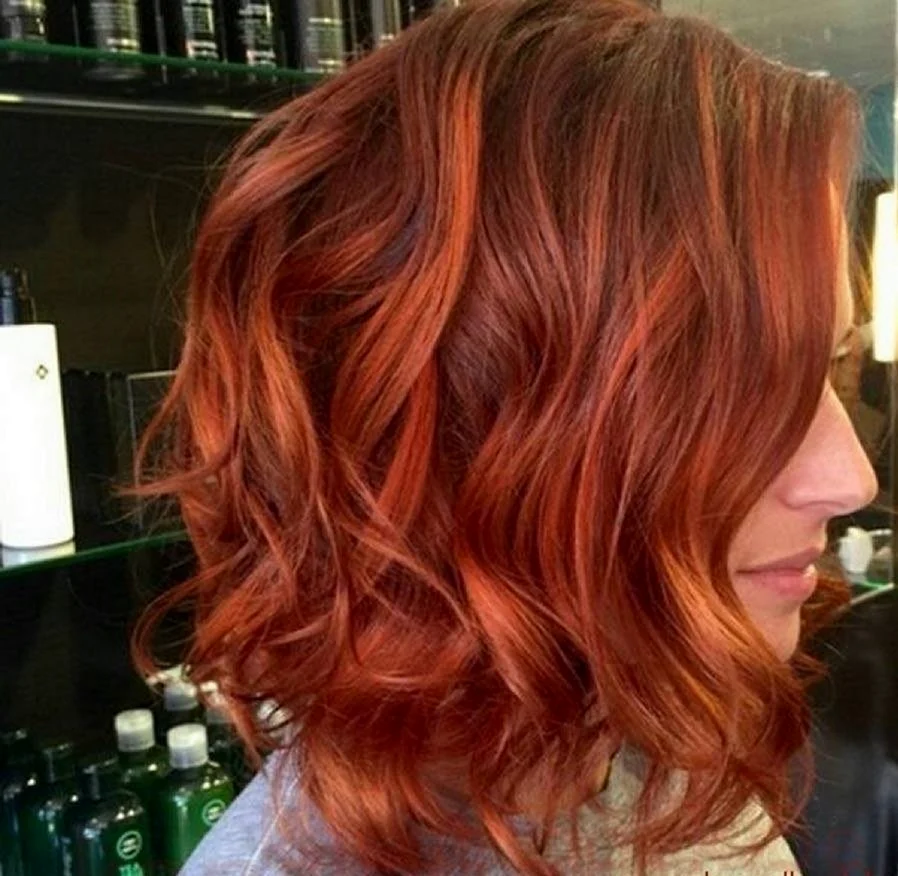 Каскад медный балаяж