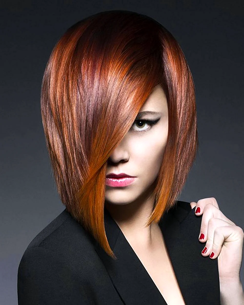 Стрижки и окрашивание на средние волосы