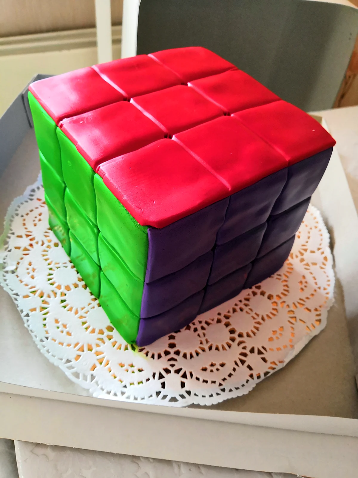 Торт кубик Рубика муссовый